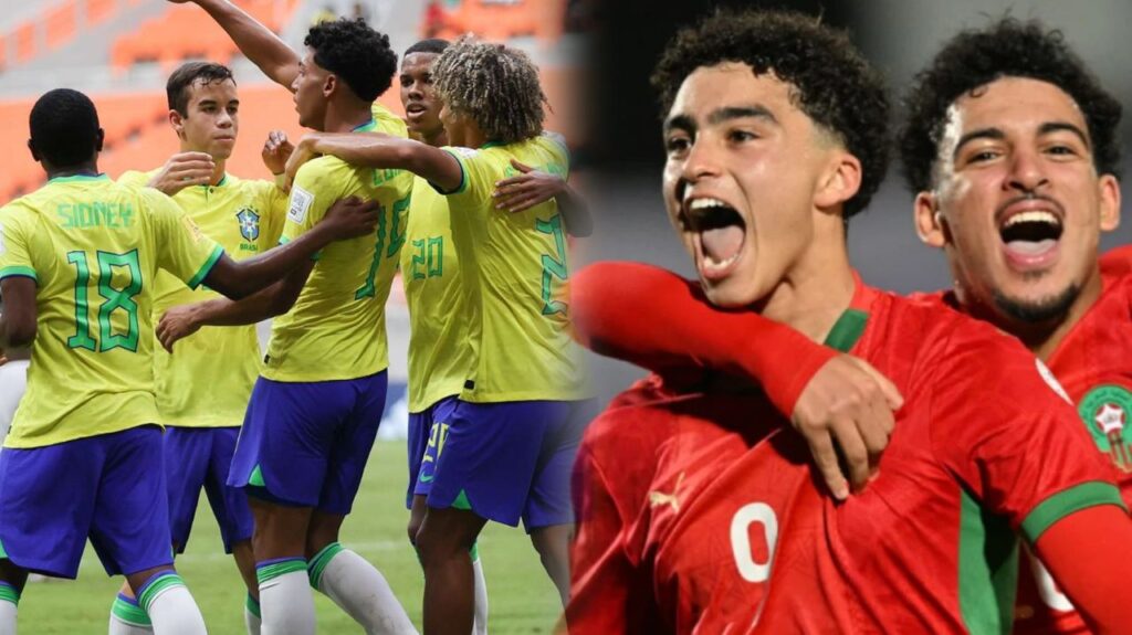 مباراة المغرب والبرازيل: موعد ربع نهائي كأس العالم U17